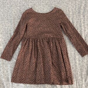 Cat & Jack Long-Sleeve leopard print Dress - Brown